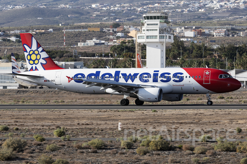 Edelweiss Air Airbus A320-214 (HB-IHX) at  Tenerife Sur - Reina Sofia, Spain