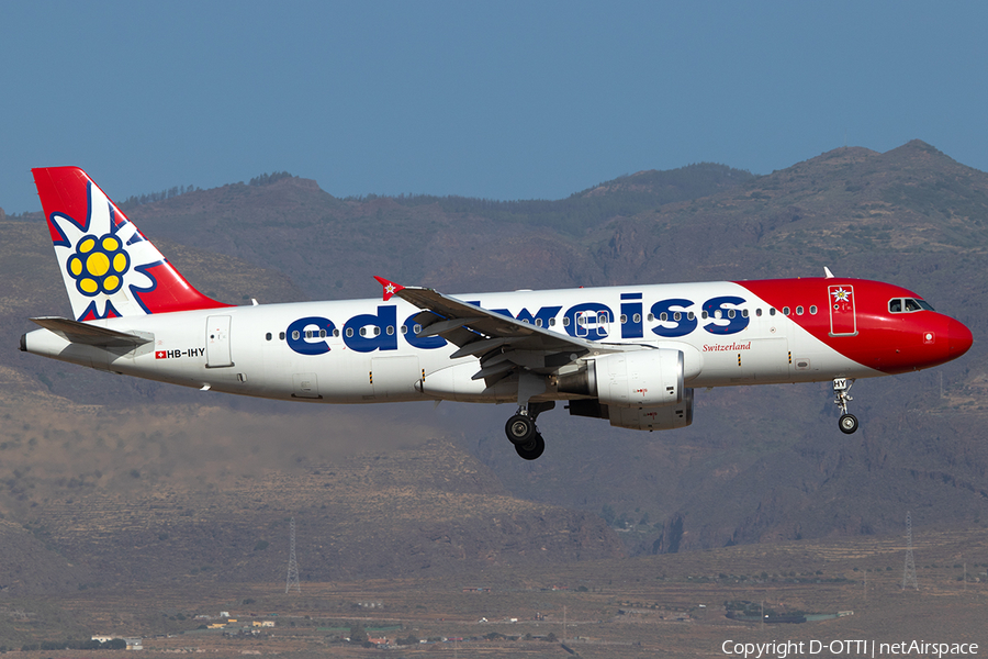 Edelweiss Air Airbus A320-214 (HB-IHY) | Photo 261895