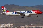 Edelweiss Air Airbus A320-214 (HB-IHY) at  Gran Canaria, Spain