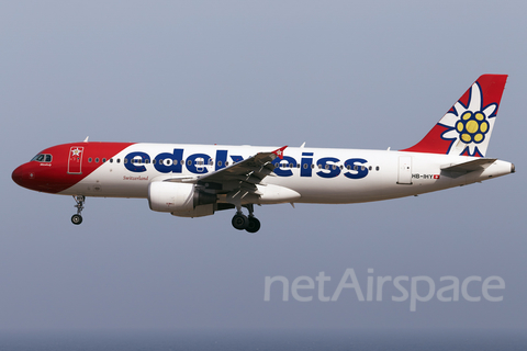 Edelweiss Air Airbus A320-214 (HB-IHY) at  Gran Canaria, Spain