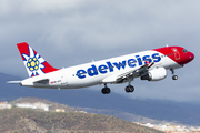 Edelweiss Air Airbus A320-214 (HB-IHY) at  Tenerife Sur - Reina Sofia, Spain