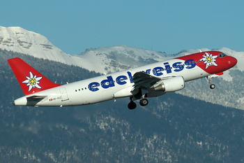 Edelweiss Air Airbus A320-214 (HB-IHZ) at  Geneva - International, Switzerland