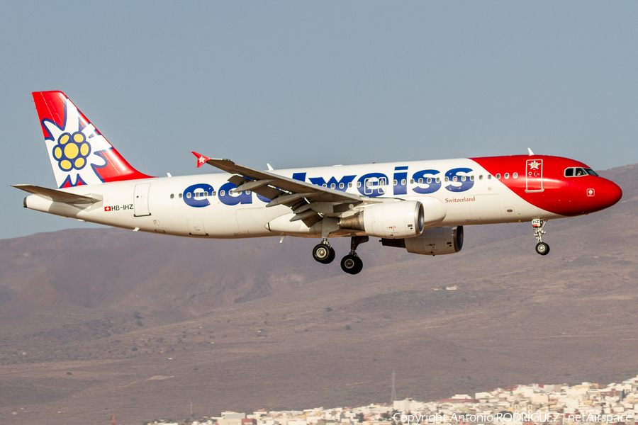 Edelweiss Air Airbus A320-214 (HB-IHZ) | Photo 475102