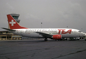 TEA Switzerland Boeing 737-3M8 (HB-IIA) at  Abidjan - International, Cote d'Ivoire / Ivory Coast