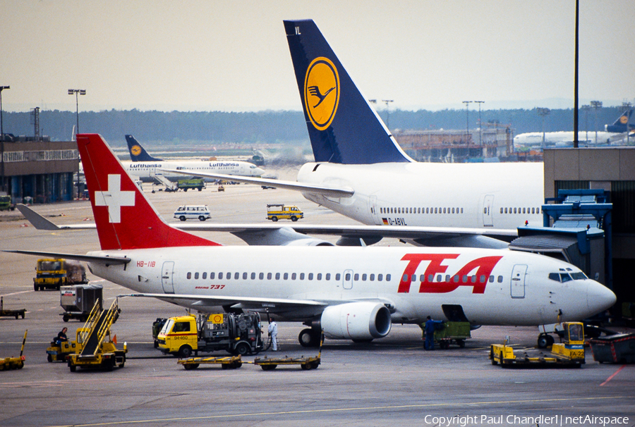 TEA Switzerland Boeing 737-3M8 (HB-IIB) | Photo 71763