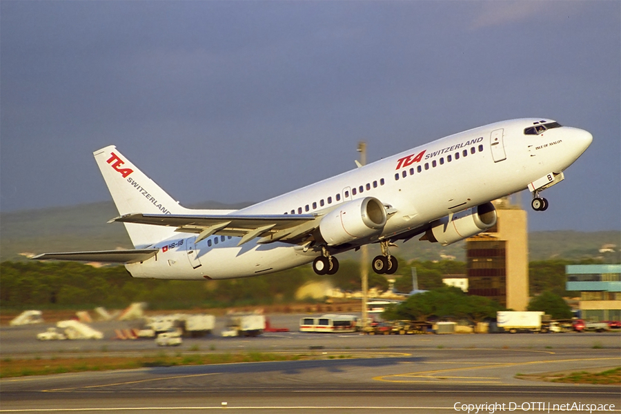 TEA Switzerland Boeing 737-3M8 (HB-IIB) | Photo 347251