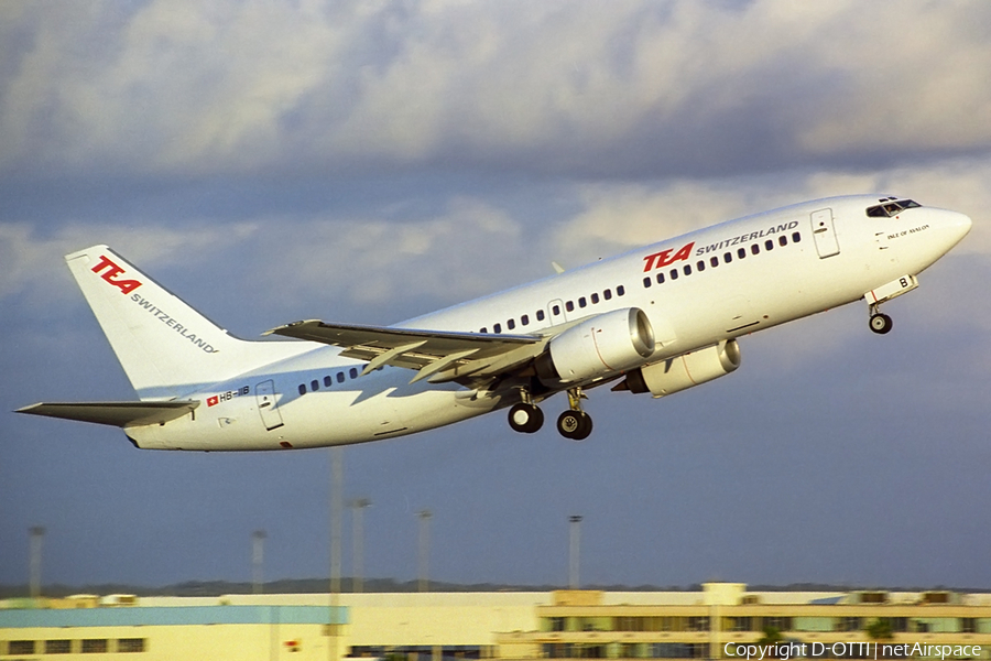 TEA Switzerland Boeing 737-3M8 (HB-IIB) | Photo 347252