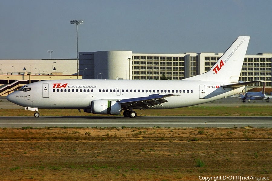 TEA Switzerland Boeing 737-3M8 (HB-IIB) | Photo 354687