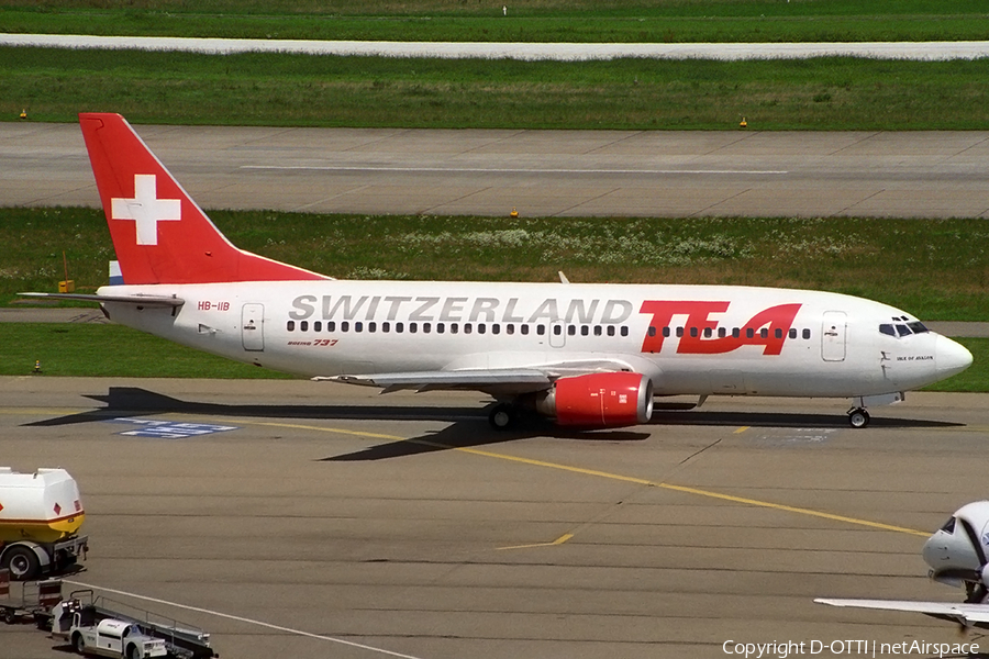 TEA Switzerland Boeing 737-3M8 (HB-IIB) | Photo 265203