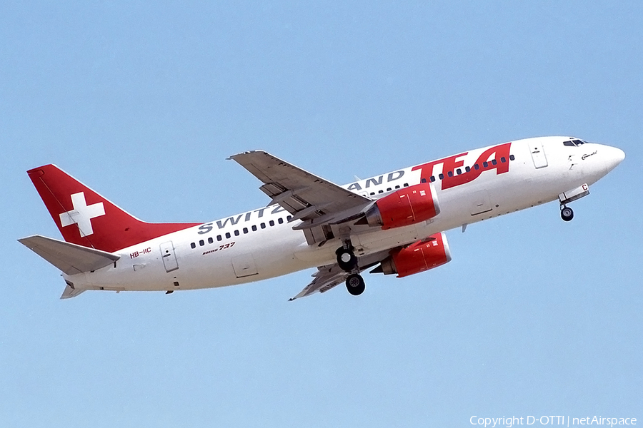 TEA Switzerland Boeing 737-3M8 (HB-IIC) | Photo 143718