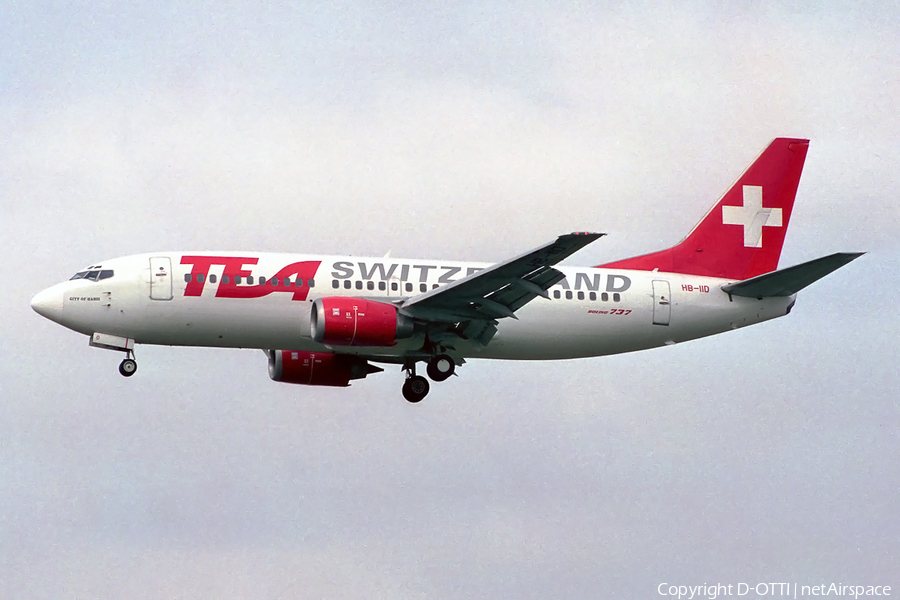 TEA Switzerland Boeing 737-3Y0 (HB-IID) | Photo 146022