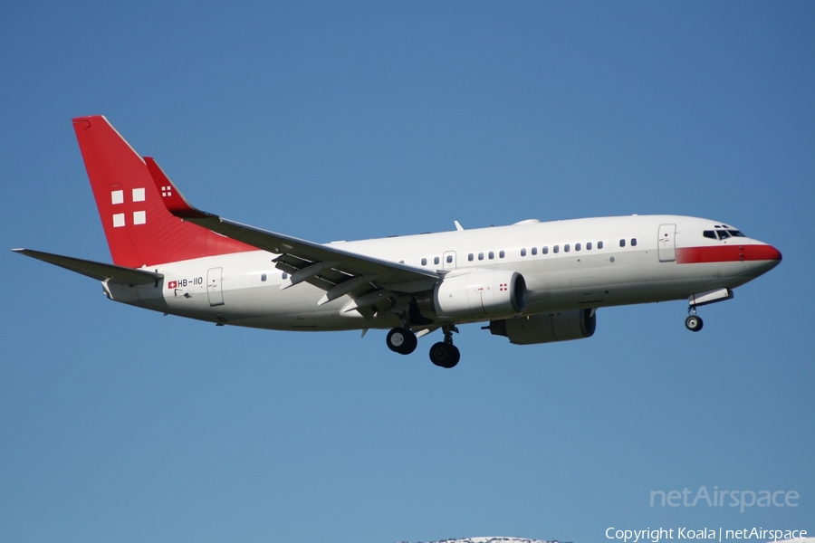 PrivatAir Boeing 737-7AK(BBJ) (HB-IIO) | Photo 564895