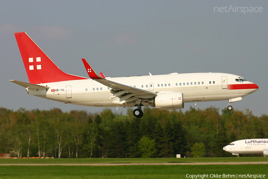 PrivatAir Boeing 737-7AK(BBJ) (HB-IIO) | Photo 49965
