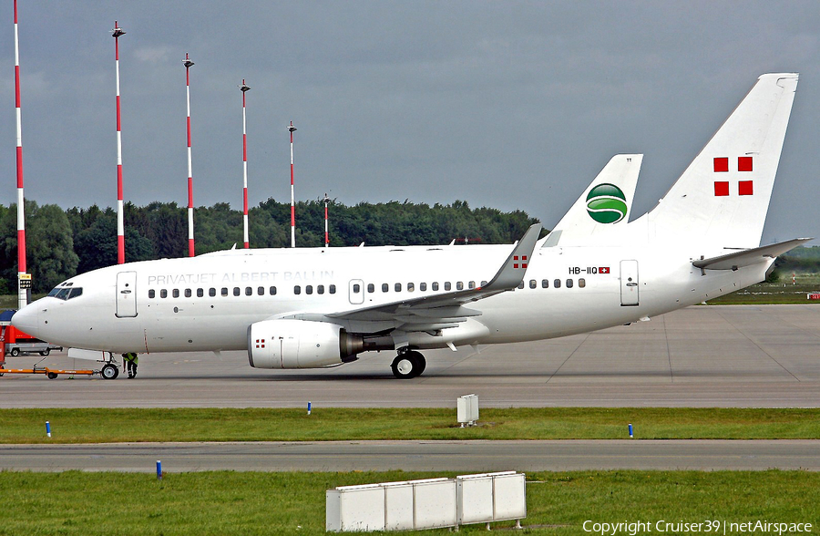 PrivatAir Boeing 737-7CN(BBJ) (HB-IIQ) | Photo 111814