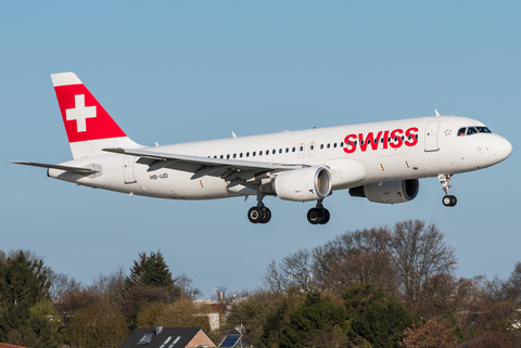 Swiss International Airlines Airbus A320-214 (HB-IJD) at  Hamburg - Fuhlsbuettel (Helmut Schmidt), Germany