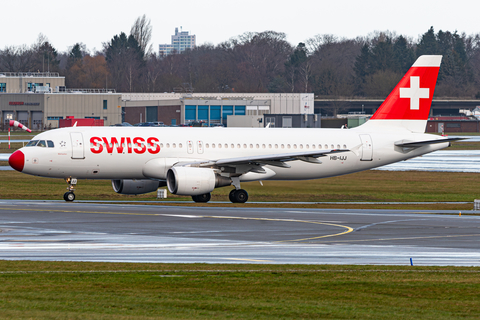 Swiss International Airlines Airbus A320-214 (HB-IJJ) at  Hamburg - Fuhlsbuettel (Helmut Schmidt), Germany