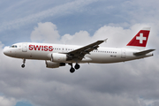 Swissair Airbus A320-214 (HB-IJS) at  London - Heathrow, United Kingdom