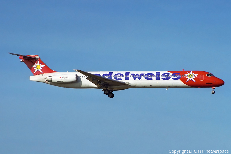 Edelweiss Air McDonnell Douglas MD-83 (HB-IKN) | Photo 377043