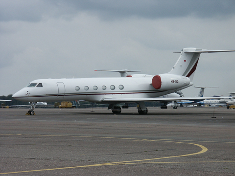 Jetclub Gulfstream G-V (HB-INQ) at  Moscow - Vnukovo, Russia