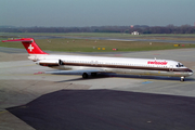 Swissair McDonnell Douglas MD-81 (HB-INX) at  Hamburg - Fuhlsbuettel (Helmut Schmidt), Germany