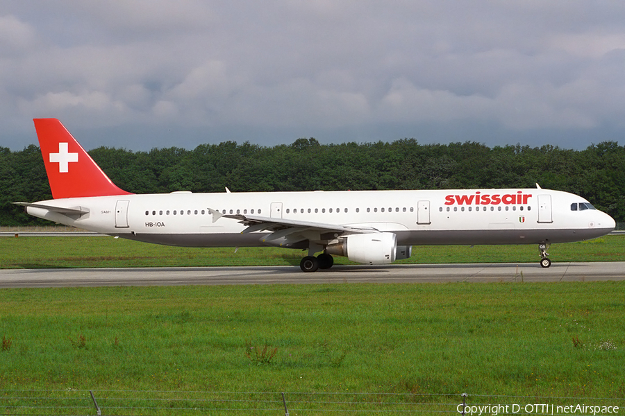 Swissair Airbus A321-111 (HB-IOA) | Photo 155767