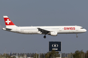 Swiss International Airlines Airbus A321-111 (HB-IOC) at  Amsterdam - Schiphol, Netherlands