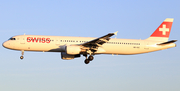Swiss International Airlines Airbus A321-111 (HB-IOC) at  Barcelona - El Prat, Spain