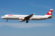 Swiss International Airlines Airbus A321-111 (HB-IOC) at  Barcelona - El Prat, Spain