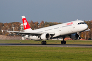 Swiss International Airlines Airbus A321-111 (HB-IOC) at  Hamburg - Fuhlsbuettel (Helmut Schmidt), Germany