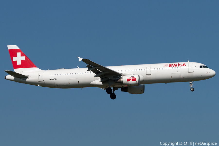 Swiss International Airlines Airbus A321-111 (HB-IOC) | Photo 197242