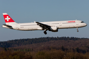 Swiss International Airlines Airbus A321-111 (HB-IOC) at  Zurich - Kloten, Switzerland