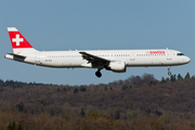 Swiss International Airlines Airbus A321-111 (HB-IOC) at  Zurich - Kloten, Switzerland