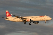 Swiss International Airlines Airbus A321-111 (HB-IOC) at  Zurich - Kloten, Switzerland