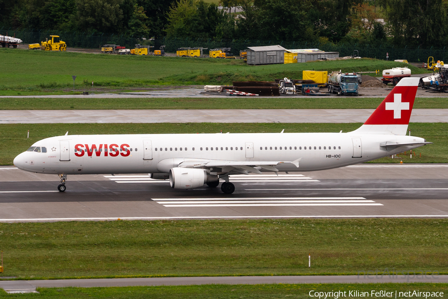 Swissair Airbus A321-111 (HB-IOC) | Photo 523124