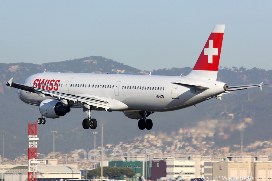 Swiss International Airlines Airbus A321-111 (HB-IOD) | Photo 187697