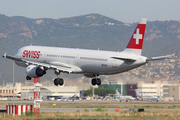 Swiss International Airlines Airbus A321-111 (HB-IOD) at  Barcelona - El Prat, Spain