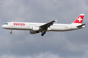 Swiss International Airlines Airbus A321-111 (HB-IOD) at  Rome - Fiumicino (Leonardo DaVinci), Italy