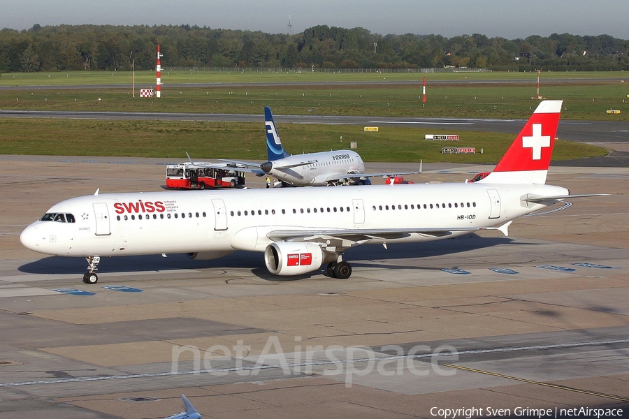 Swiss International Airlines Airbus A321-111 (HB-IOD) | Photo 37369