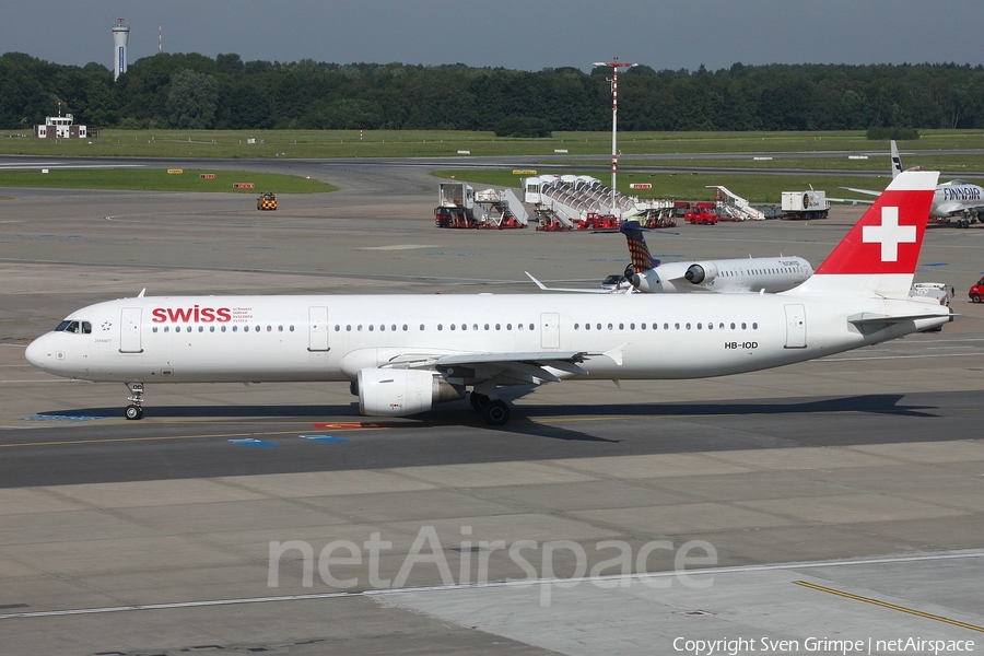 Swiss International Airlines Airbus A321-111 (HB-IOD) | Photo 48094