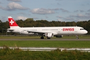 Swiss International Airlines Airbus A321-111 (HB-IOD) at  Hamburg - Fuhlsbuettel (Helmut Schmidt), Germany