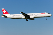 Swiss International Airlines Airbus A321-111 (HB-IOD) at  Hamburg - Fuhlsbuettel (Helmut Schmidt), Germany