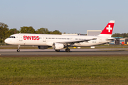 Swiss International Airlines Airbus A321-111 (HB-IOD) at  Hamburg - Fuhlsbuettel (Helmut Schmidt), Germany