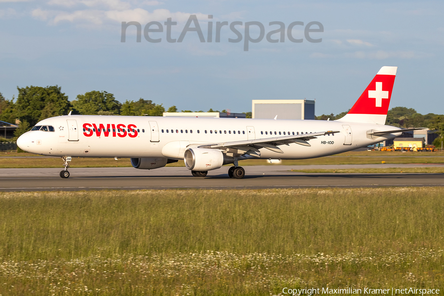 Swiss International Airlines Airbus A321-111 (HB-IOD) | Photo 521886