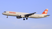 Swiss International Airlines Airbus A321-111 (HB-IOF) at  Barcelona - El Prat, Spain