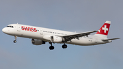 Swiss International Airlines Airbus A321-111 (HB-IOF) at  Barcelona - El Prat, Spain