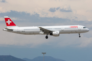 Swiss International Airlines Airbus A321-111 (HB-IOF) at  Barcelona - El Prat, Spain