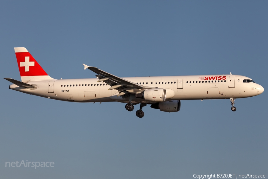 Swiss International Airlines Airbus A321-111 (HB-IOF) | Photo 147540