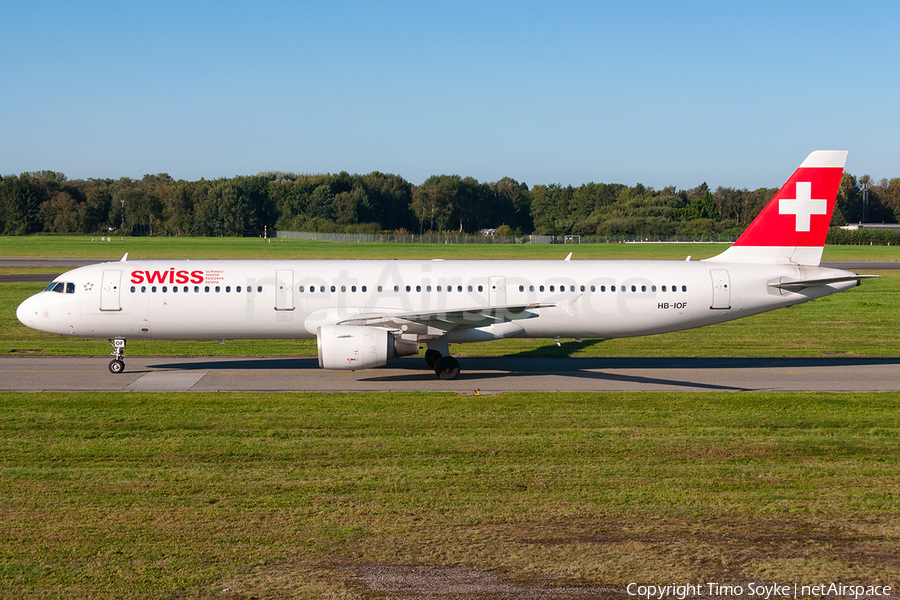 Swiss International Airlines Airbus A321-111 (HB-IOF) | Photo 126312