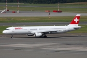 Swiss International Airlines Airbus A321-111 (HB-IOF) at  Hamburg - Fuhlsbuettel (Helmut Schmidt), Germany