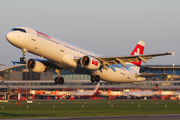 Swiss International Airlines Airbus A321-111 (HB-IOF) at  Hamburg - Fuhlsbuettel (Helmut Schmidt), Germany